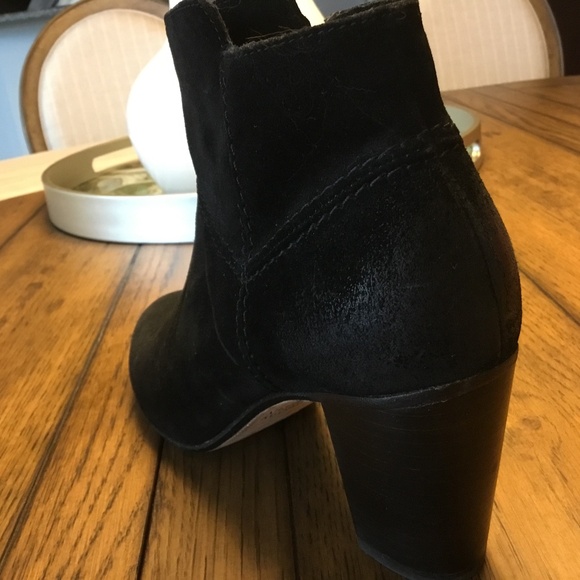 100% Suede Distressed Ankle Boots - Picture 3 of 11